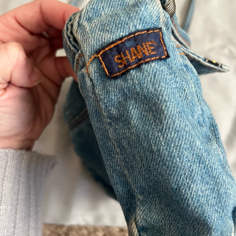 Y2K Shane Denim Crossbody Bag with Strap - Picture 5 of 5